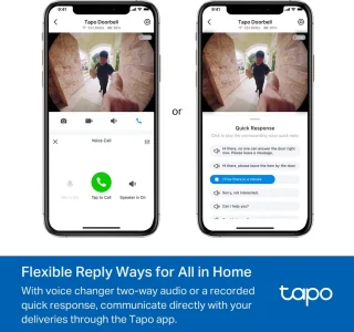 Tapo D235 Video Deurbel 2K 5MP Inclusief Chime