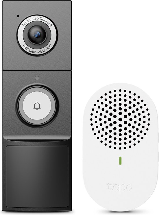 Tapo D235 Video Deurbel 2K 5MP Inclusief Chime