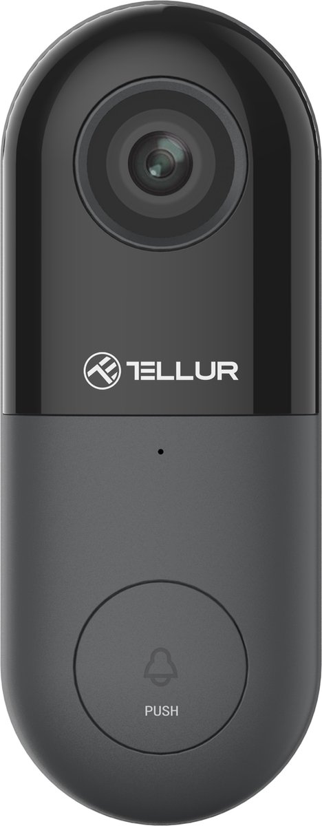 Tellur Smart WiFi Video Deurbel Zwart