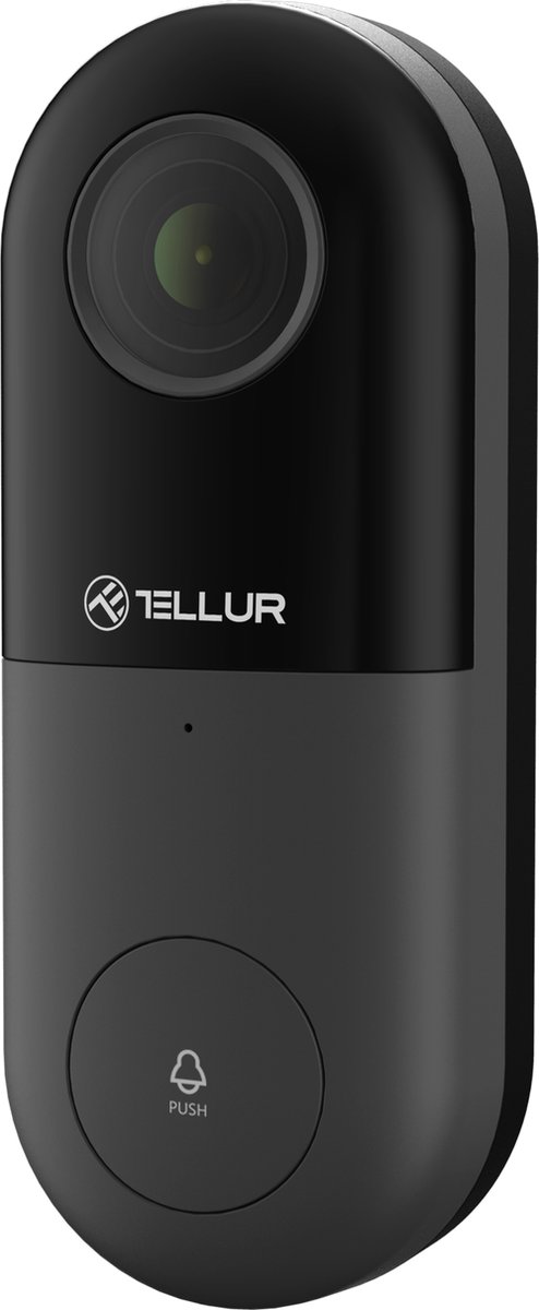 Tellur Smart WiFi Video Deurbel Zwart