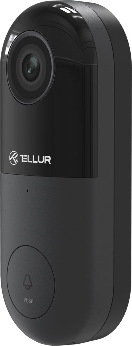 Tellur Smart WiFi Video Deurbel Zwart
