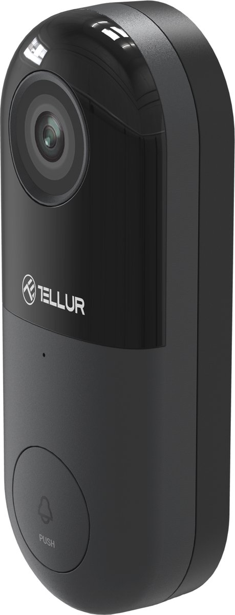 Tellur Smart WiFi Video Deurbel Zwart