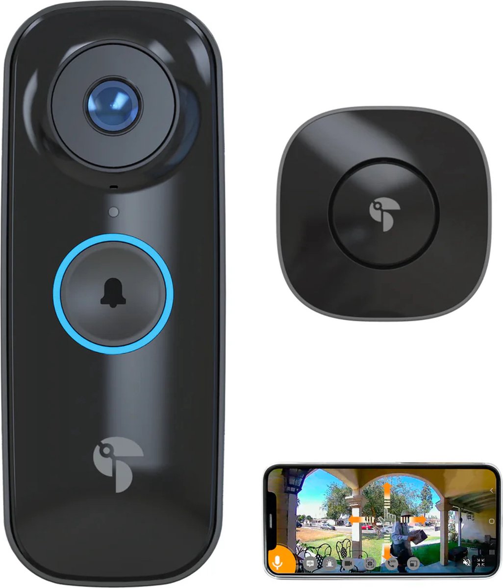 Toucan Draadloze Video Doorbell Pro