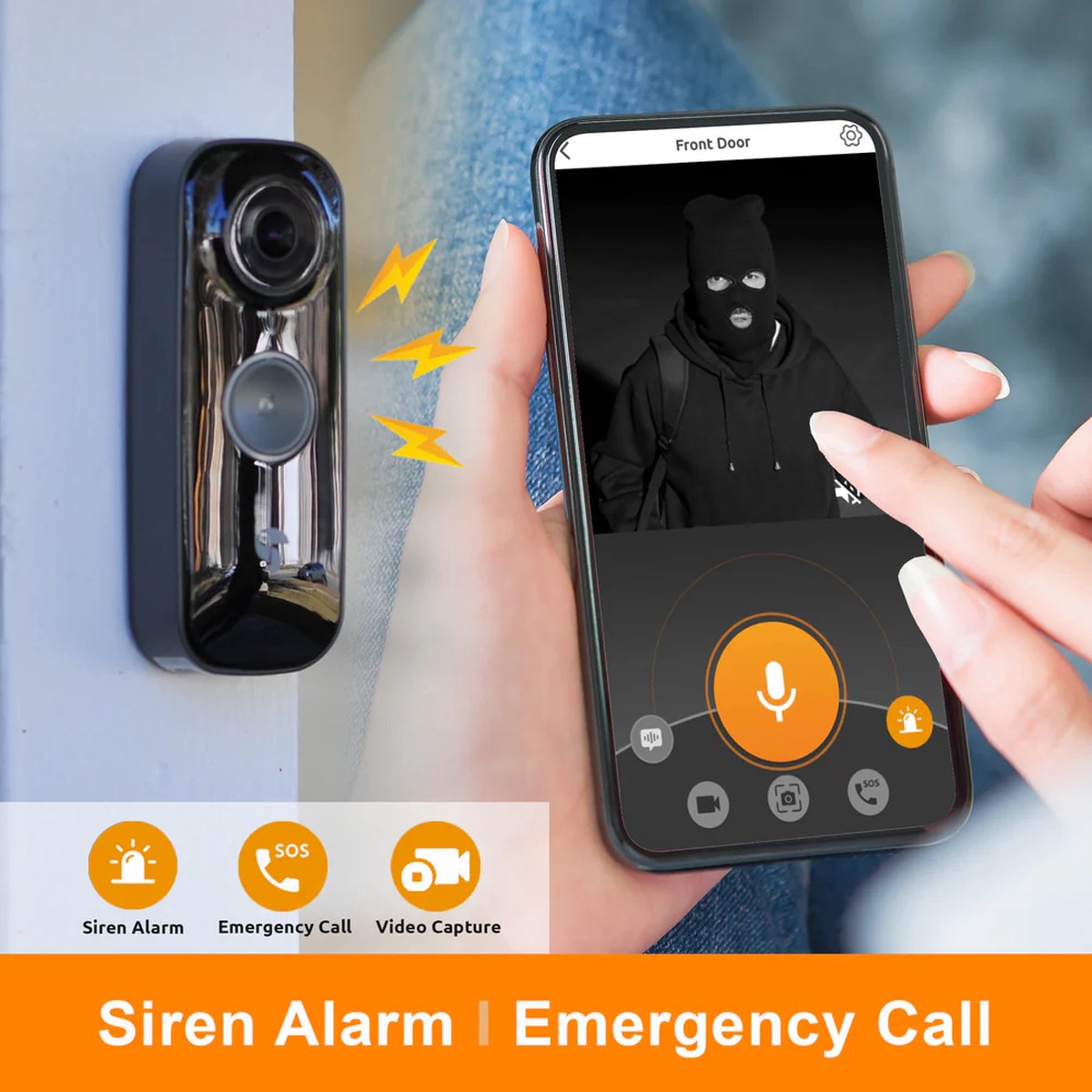 Toucan Draadloze Video Doorbell Pro