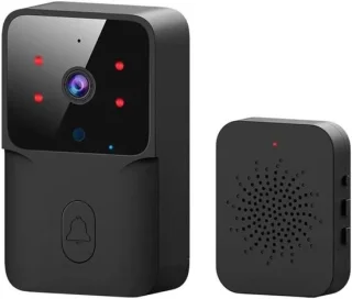 TUYA video deurbel draadloze wifi hd camera (zwart)