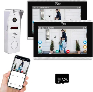 Tuya Videofoon Deurbel Systeem 10 inch Monitor