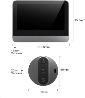 Tuya Wifi Video Intercom Draadloze Deurbel voor Thuis en Appartement