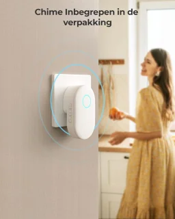 Video Deurbel Camera Slim WiFi - Deurbel met App en Nachtzicht