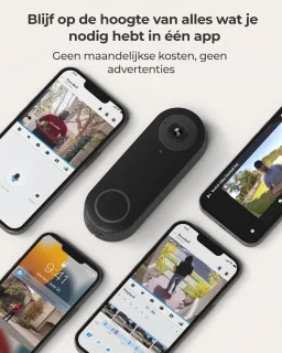 Video Deurbel Camera Slim WiFi - Deurbel met App en Nachtzicht