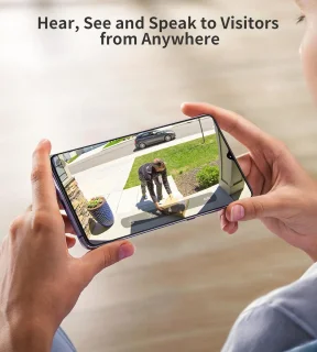 Video Deurbel Camera Slim WiFi - Draadloze Deurbel met App