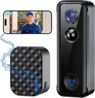 Video Deurbel Camera Slim WiFi - Draadloze Deurbel met App