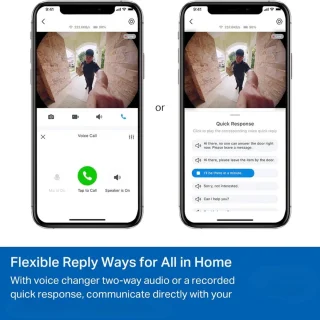 Video Deurbel Camera WiFi App Tweeweg Audio Nachtzicht