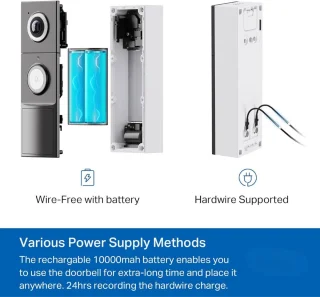Video Deurbel Camera WiFi App Tweeweg Audio Nachtzicht