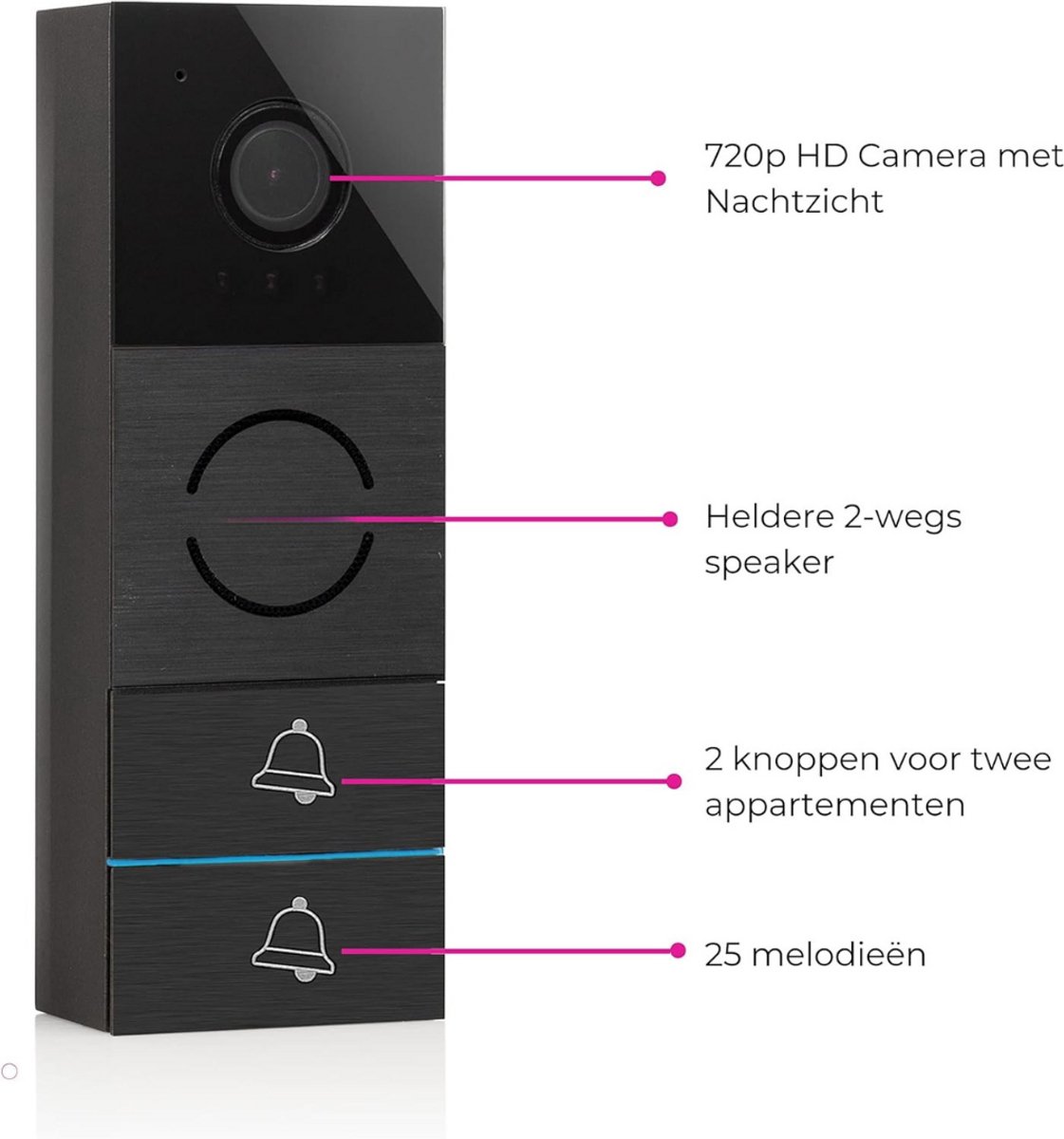 Video Deurbel Camera WiFi Slimme Deurbel Met App