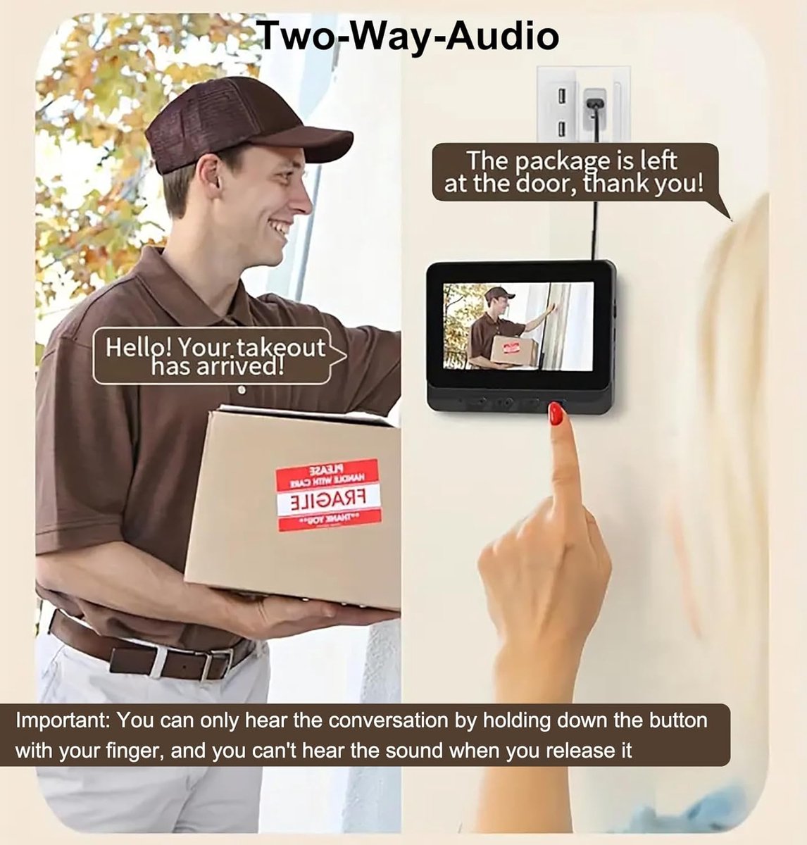 Video Deurbel Camera WiFi Slimme Deurbel Met App