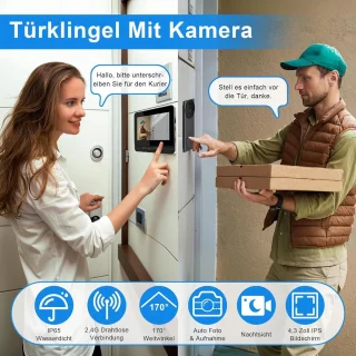 Video Deurbel Camera WiFi Slimme Draadloze Deurbel