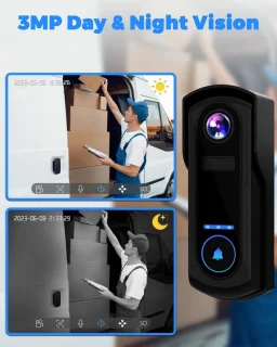 Video Deurbel Camera WiFi Tweeweg Audio App Connectie