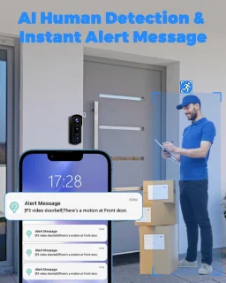 Video Deurbel Camera WiFi Tweeweg Audio App Connectie
