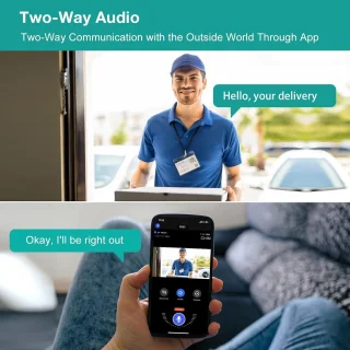 Video Deurbel Camera WiFi Tweeweg Audio Nachtzicht Slimme Beveiliging