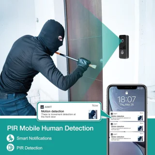 Video Deurbel Camera WiFi Tweeweg Audio Nachtzicht Slimme Beveiliging