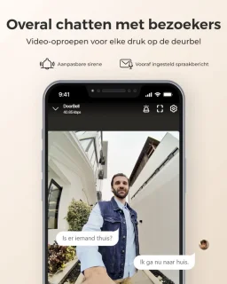 Video Deurbel Camera WiFi Veiligheid App Draadloos Smart