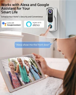 Video Deurbel Draadloos met Camera en App - Slimme WiFi Deurbel zonder Abonnement