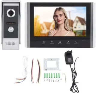 Video deurbel intercom systeem - 7 inch wifi-scherm - ABS aluminium