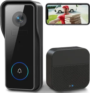 Video Deurbel Met Camera Draadloos Wifi 1080P HD