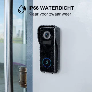 Video Deurbel Met Camera Draadloos Wifi 1080P HD