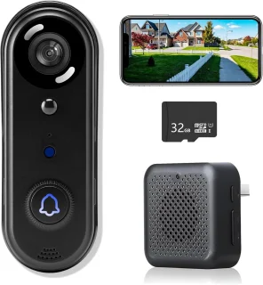 Video deurbel met camera wifi - slim draadloos model