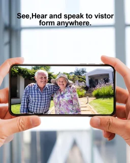 Video deurbel met camera wifi - slim draadloos model