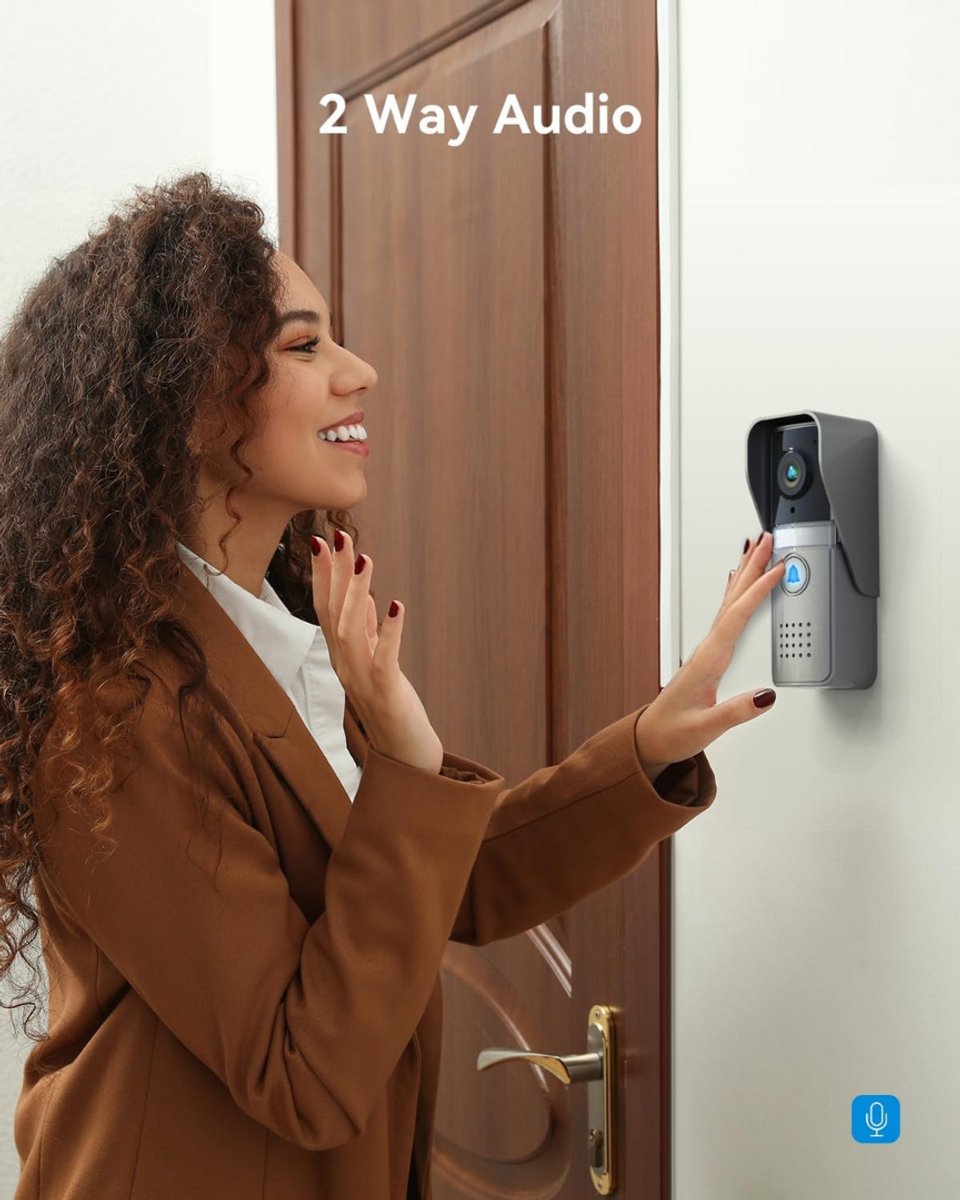 Video Deurbel met Camera WiFi - Slimme Draadloze Deurbel