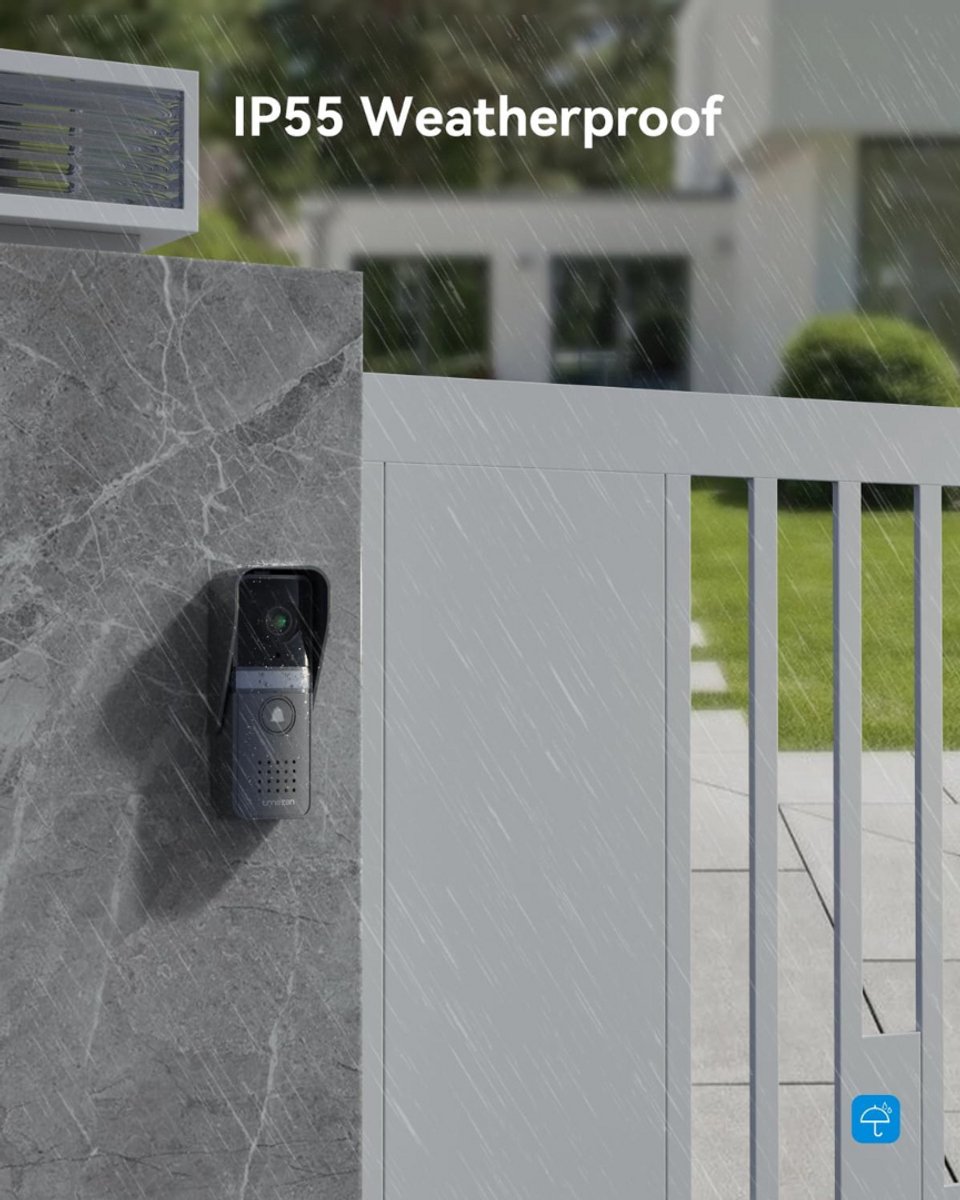 Video Deurbel met Camera WiFi - Slimme Draadloze Deurbel
