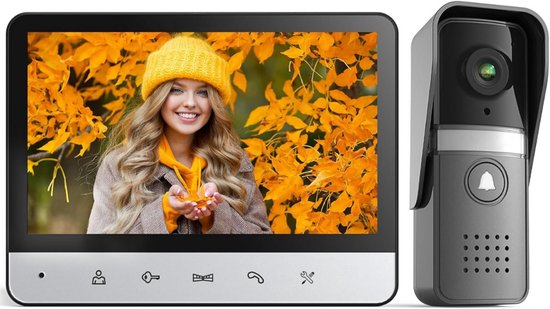 Video Deurbel met Camera WiFi - Slimme Draadloze Deurbel