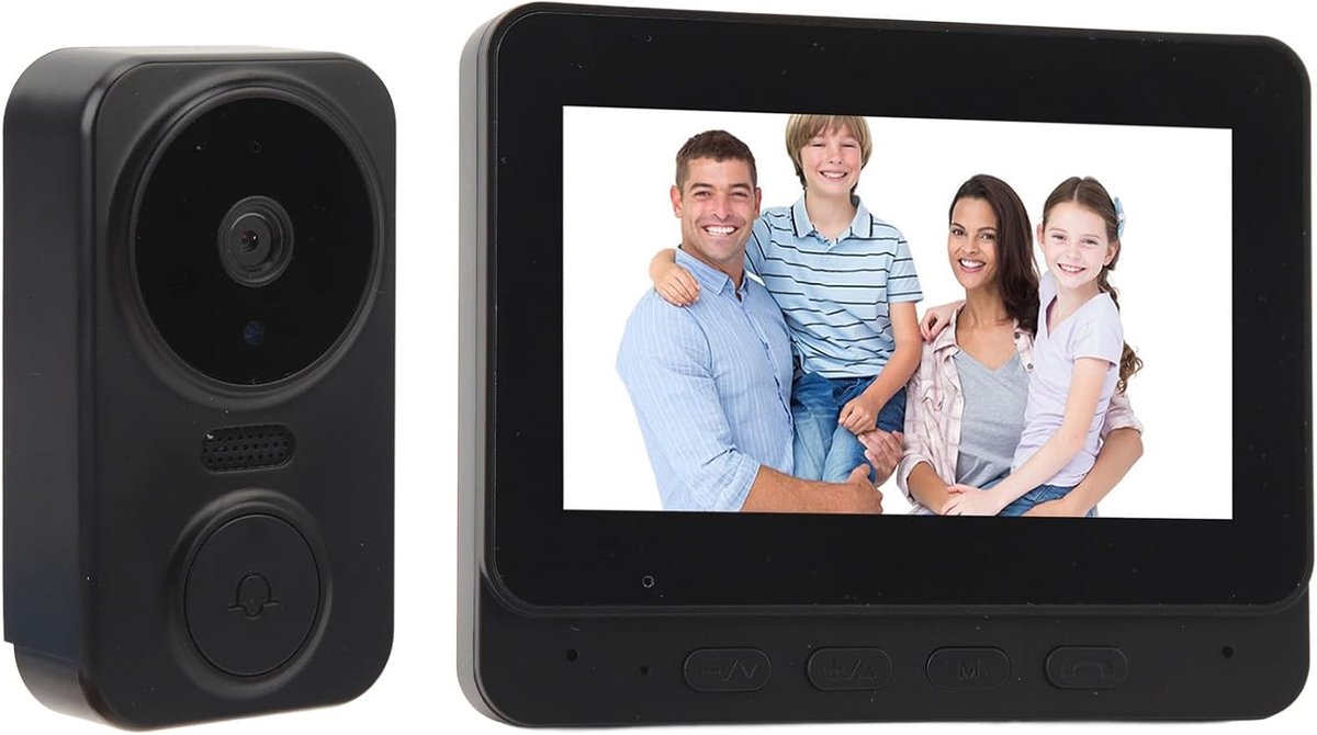 Video Deurbel met Camera WiFi - Slimme Draadloze Deurbel