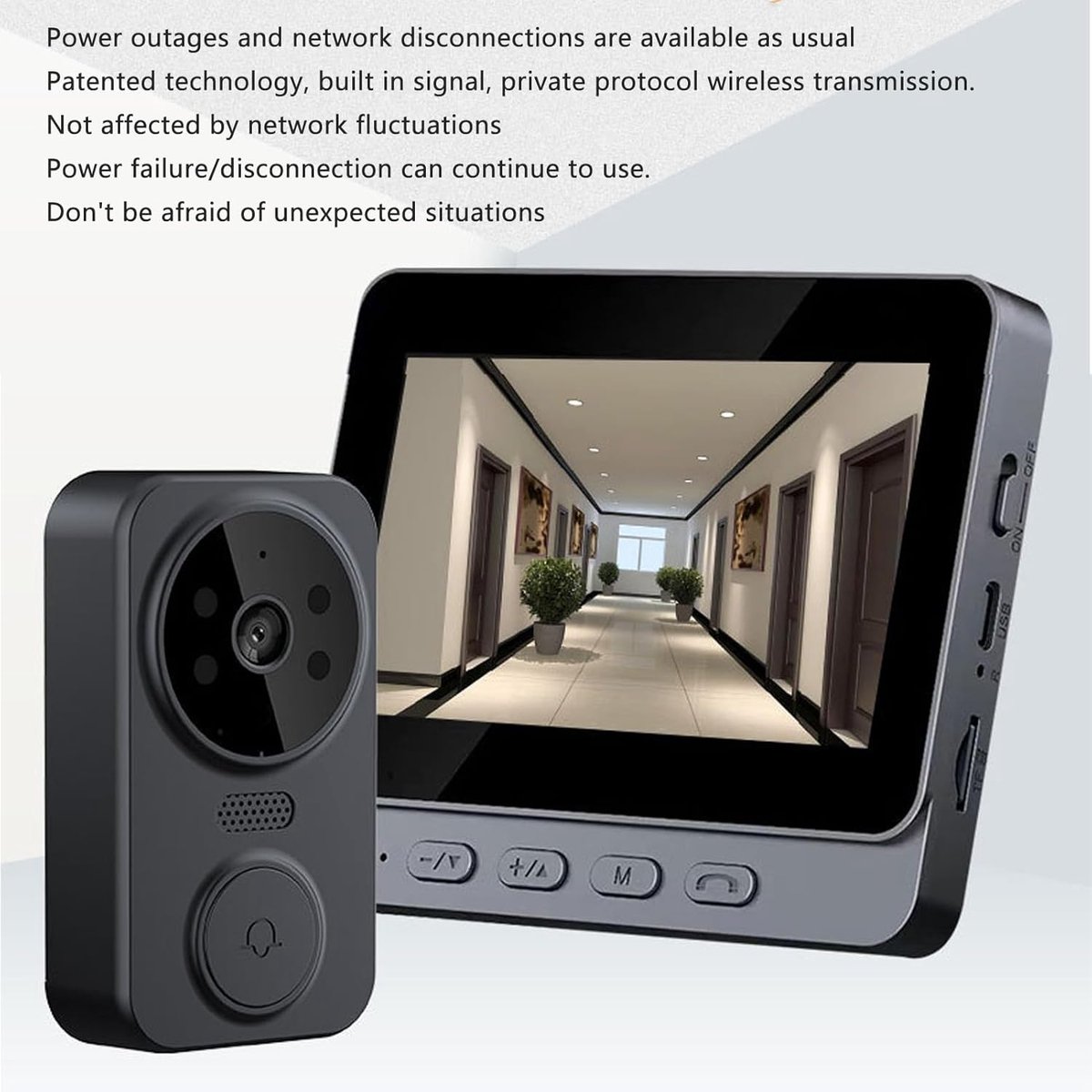 Video Deurbel met Camera WiFi - Slimme Draadloze Deurbel