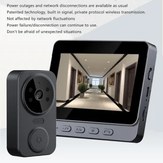 Video Deurbel met Camera WiFi - Slimme Draadloze Deurbel