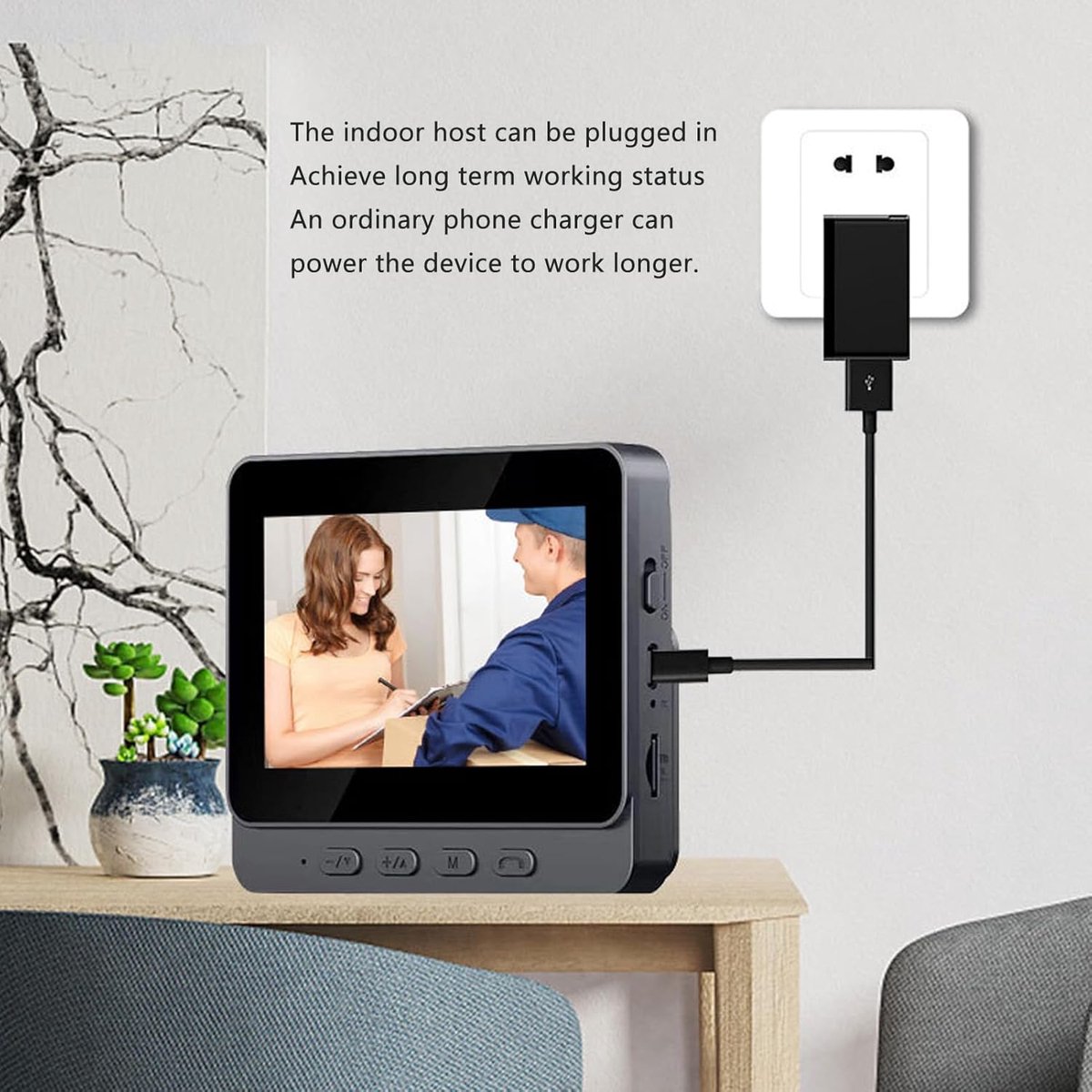 Video Deurbel met Camera WiFi - Slimme Draadloze Deurbel