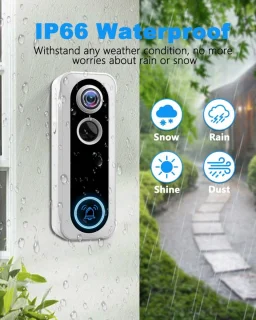 Video deurbel met camera WiFi – Slimme draadloze deurbel