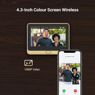 Video deurbel met camera WiFi - Slimme draadloze deurbel met app