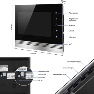 Video deurbel met camera wifi smart home