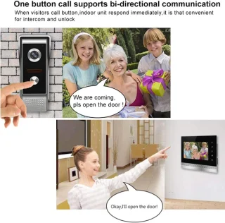 Video deurbel met camera wifi smart home