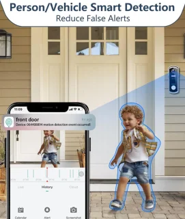 Video deurbel met camera WiFi tweeweg audio