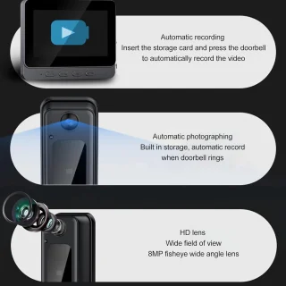 Video Deurbel Wifi Beveiligingscamera Smart Home