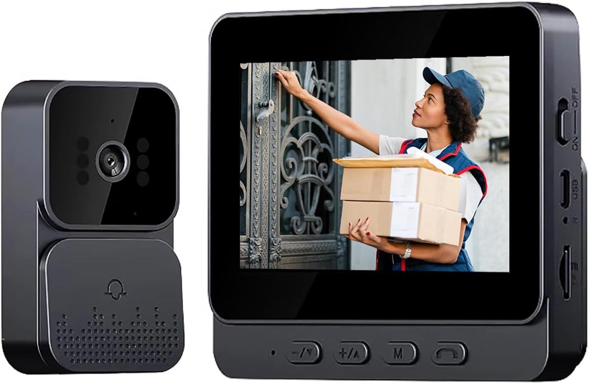 Video Deurbel WiFi Camera Draadloos Slim