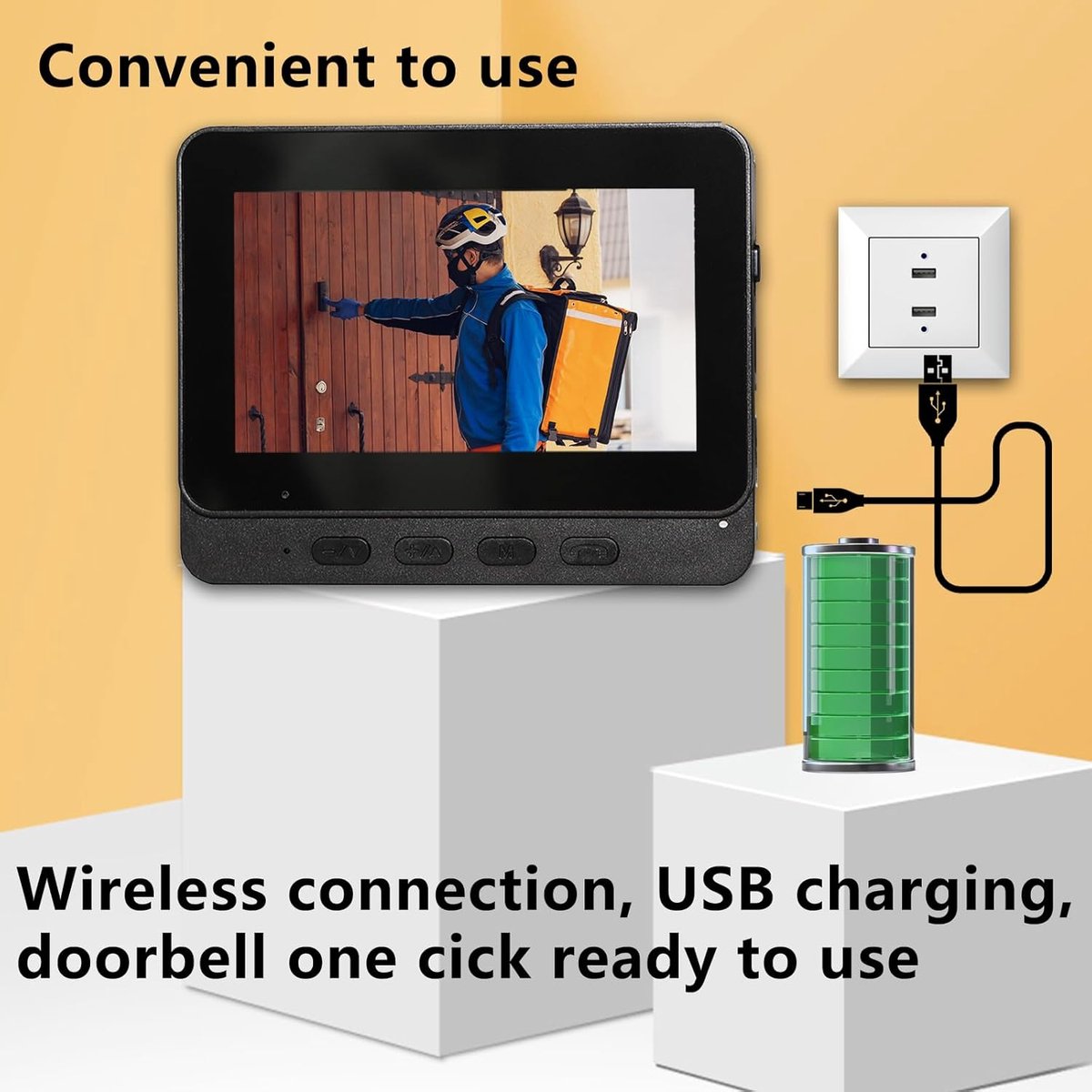 Video Deurbel WiFi Camera Draadloos Slim