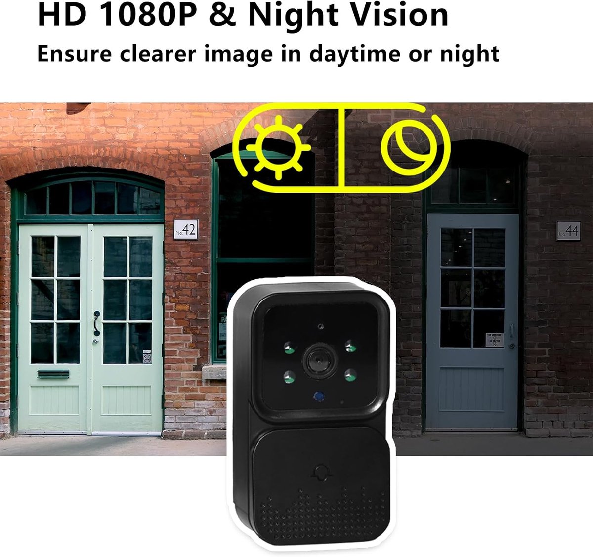 Video Deurbel WiFi Camera Draadloos Slim