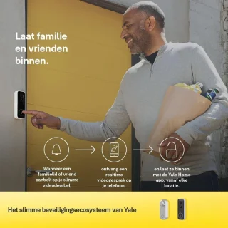 Video deurbel WiFi draadloos met camera en app zonder abonnement