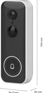Video deurbel WiFi draadloos met camera en app zonder abonnement