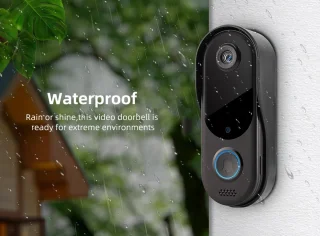 Video deurbel Wifi met camera draadloos inclusief 2 batterijen